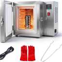 1500W Electric Kiln Pottery, 800℃/1472℉ Temperature Control Jewelry Kiln