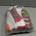 Christmas Chair Covers Set of 6 Christmas Chair Back Covers for Dining Room Cute Santa Chair Cover Party Chair Covers Christmas Decorations Red