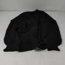 Saodimallsu Womens Chunky V Neck Cardigan Sweater Puff Sleeve Knit Cardigans Button Down Outwear with Pockets 2025 (X-Large, Black)