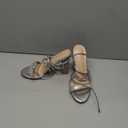 Women's Sparkly Rhinestones Sandals for Women Ankle Strappy Chunky Block Heels Sandals
, Size 7.5