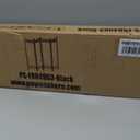 FDW 4-Panel Black Steel Room Divider