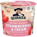 Quaker Express Cups, Strawberry & Cream, 12 Count BBD JUL27/2026