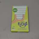 SmartLifeco Eco-Friendly Dental Floss Picks (100ct) - Flossers Made with Straw Wheat Blend, Superior Anti-Shred Thread for Tight Gaps, Tooth Pick Stick for Adults, Soft on Gum & Teeth, Vegan, Mint