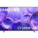 Samsung 75-Inch Class Crystal UHD U8000F 4K Smart TV (2025 Model) Endless Free Content Processor, MetalStream Design, Knox Security, Alexa Built-in