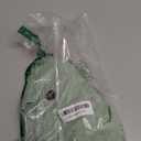 SHEWIN Womens Tank Tops Solid Button Crewneck Sleeveless Summer Tops Loose Fit (Medium, Green)