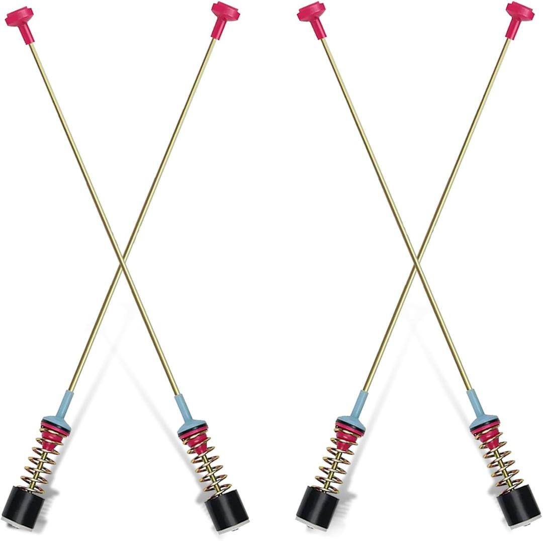 DC97-18610F WA50M7450AW/A4 DC97-18610A Suspension Rods Kit Fit for Samsung Washer Suspension Rods WA50M7450AP/A4 WA54M8750AW/A4 WA50M7450AW/A4 WA52M7750AV/A4 WA52M8650AV/A4 28.3In (2025 New)