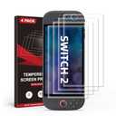 TiMOVO Tempered Glass Screen Protector for Nintendo Switch 2, (12 Pack) Transparent 9H Switch 2 Screen Protector Glass Anti-Scratch, Anti-Fingerprint, Ultra Thin HD Clear Screen Protector for Switch 2