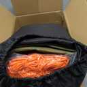 RedSwing Heavy Duty Survival Blanket, Waterproof Emergency Thermal Tarp, Multipurpose Reflective Insulated All Weather Blankets for Camping Hiking, Green,11.8 x 8.5 ft