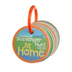 MOLLYBEE KIDS Toddler Scavenger Hunt Cards at Home, Toddler Activity, Ages 2, 3, Indoor Scavenger Hunt Game