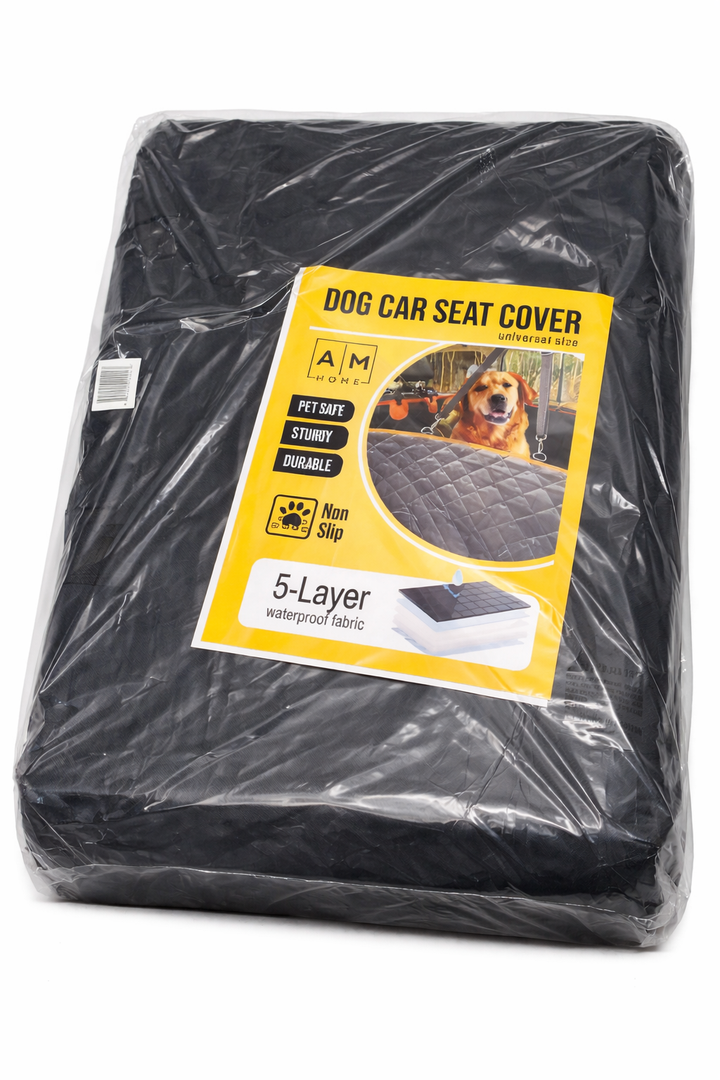 AM Home DOG CAR SEAT COVER UNIVERSAL SIZE 5 LAYER WATERPROOF FABRIC