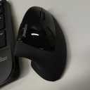 Perixx Periduo-605, Wireless Ergonomic Split Keyboard and Vertical Mouse Combo, Adjustable Palm Rest and Membrane Low Profile Keys, Black, US English Layout (11633)