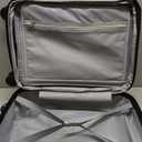 LIGHT FLIGHT Carry On Luggage 22x14x9 Airline Approved, Durable Hard Shell Carry On Suitcases with Wheels, Expandable Hardside Lightweight Travel Luggage with TSA Lock 20 Inch Carry on, Black