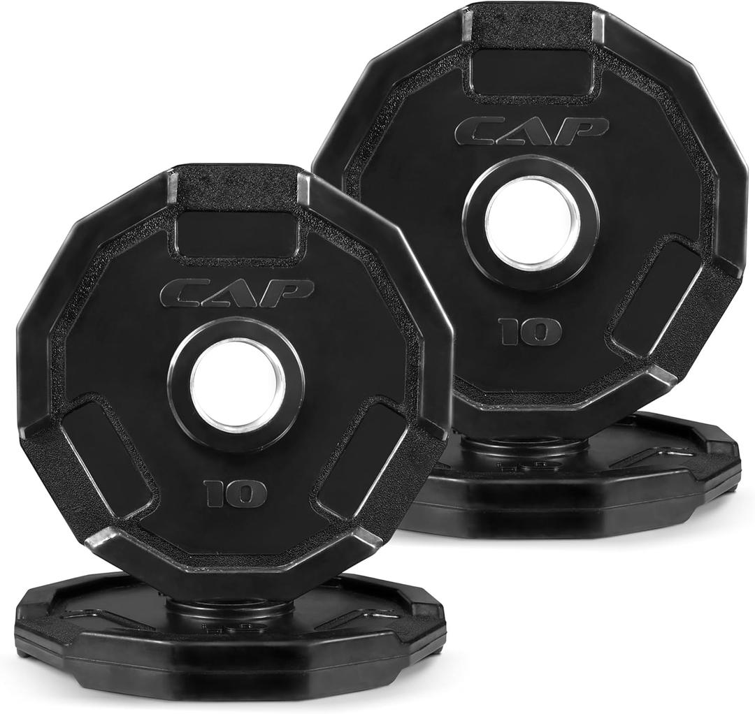 CAP Barbell 2-Inch Olympic Weight Plate | Multiple Options (10 lb - Set of 4)