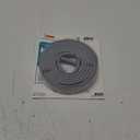 Frost King P D-Section Rubber Self-Stick Weatherseal Tape, 5/16" W, 1/4" T, 17 ft L, Grey