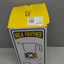 Hazel Quinn Milk Frother and Steamer, Variable Temp and Thickness, Detachable for Dishwasher Safe, 400ml / 13.5oz Milk Warm for Hot & Cold Latte, Cappuccino Hot Chocolate - Pearl White