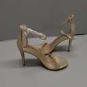 DREAM PAIRS Women's High Heels Flower Ankle Strap Stilettos Round Open Toe Dressy Sexy Sandals