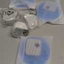 8 Pack Pet Fountain Filter Replacement,4 Carbon Filters and 4 Foam Pre-Filter Replacement Compatible with Multiple Pet Water Dispensers Water Bowl