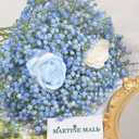 MARTINE MALL Babys Breath Artificial Flowers, 15 PCS Blue Baby Breath Flowers Artificial Bulk, Fake Babys Breath Gypsophila Real Touch Faux Babys Breath for Wedding Floral Arrangement Home Decor