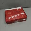 2 x Vintage Classic Skull Cap Beanie Hat Cuffed Winter Hat Knit Comes with Warm Gloves Gifts for Men Women Fans (Medium-Large)