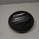 6 Inch Stainless Steel Air Vents Round Black Soffit Vent Cover Air Vent Flat Ducting Air Outlet with Built-in Fine Mesh for Kitchen, Bathroom, Garage, Office and Warehouse Ventilation