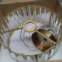 Crystal Ceiling Light Fixture, Modern Semi Flush Mount Ceiling Light, Gold Hallway Lighting Fixtures Chandelier for Kitchen, Close To Ceiling Light Fixtures for Entryway Bedroom, 1-Light, 11Inch