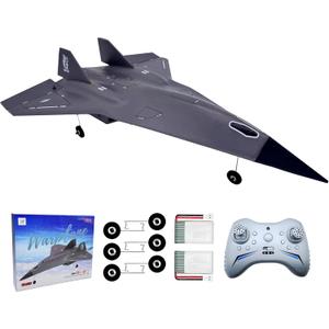 SR-72 RC Plane, 4 Channel Remote Control Airplane, 2.4GHz 6-axis Gyro Stabilizer with 3 Modes, Easy Control for Adults Kids Beginners