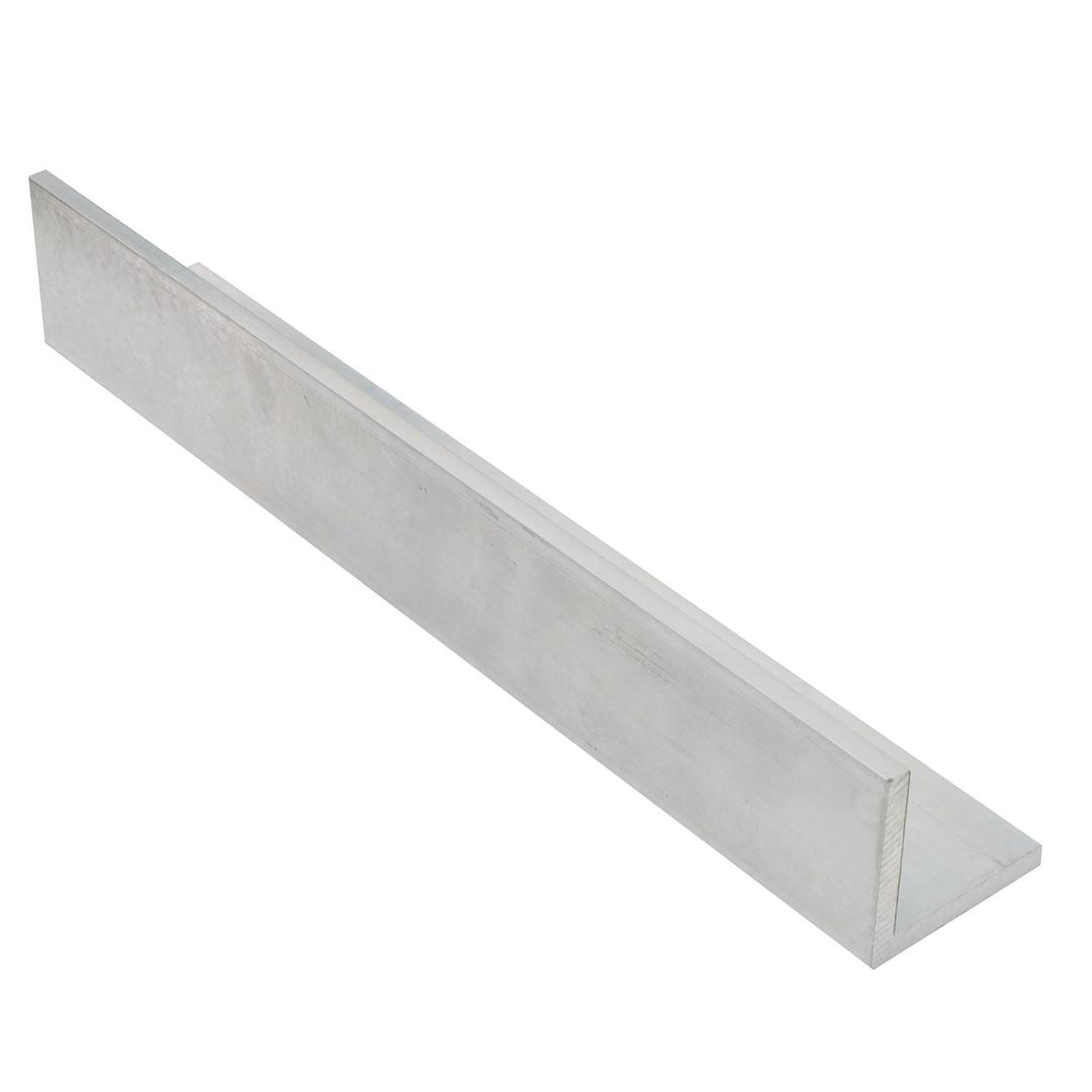 2 PCS 2" x 2"x 1/4" Aluminum Angle, 6063 Structural Angle Aluminum Stock Profile, Corrosion-Resistant, 48" Length,1/4" Thick.