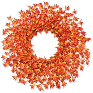 26 Inch Realistic Fall Wreaths for Front Door Outside Autumn Wreath Outdoor Indoors Fall Decorations for Home Thanksgiving Halloween Holiday Decorations Clearance for Wall Porch Door (Orange) 26 Inch Realistic Fall Wreaths for Front Door Outside Autumn Wreath Outdoor Indoors Fall Decorations for Home Thanksgiving Halloween Holiday Decorations Clearance for Wall Porch Door (Orange)