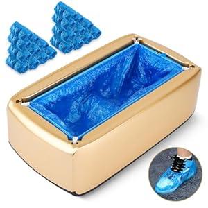 Allyplay 2025 Upgraded Shoe Cover Dispenser Automatic Machine with 200pcs Disposable Covers and Fits Most Shoes Size, Ideal Indoor Use for Home, Office, Hospital, Factory, Laboratory