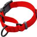 Martingale Collar for Training Dogs. Adjustable Reflective Dog Collars with Buckle- NO Pull-Prevents Slipping Out, for Medium Large XL Dogs. Helps with Strong pullers(M, red)