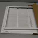 20"W x 12"H [Duct Opening Size] Steel Return Air Filter Grille - Removable Face/Door for 1 inch Filters -HVAC Vent Cover Grill - White [Outer Dimensions: 22 5/8"W X 14 5/8"H]