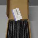 Ravinte 12 Pack | 5 Inch Cabinet Pulls Matte Black Stainless Steel Kitchen Drawer Pulls Cabinet Handles 5InchLength, 3Inch Hole Center