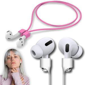 Ultra Strong Magnetic Airpod Pro Strap Anti-Lost Cord Sports Lanyard Compatible with Airpods 3rd 2nd Generation Pro 3 2 1 (Pink)