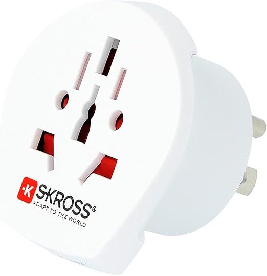 Skross World to USA Country Travel Adaptor, White