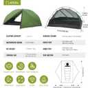 ATEPA Voyage 1-2 Person Backpacking Tent, 4 Season Ultralight Camping Tent, 4000mm Waterproof Double Layer Cold Wearther Easy Set Up Tent for Family Camp Hiking Hunting Outdoor Mountaineering Travel