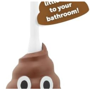 Maplefield Funny Poop-Shaped Decorative Toilet Plunger, Put The LOL in Bathroom Mishaps, Funny Plunger for Kids and Guests Bathrooms, Hilarious Gag Gift and Bathroom Unclogger Accessory Pack Of 3
