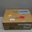 IBUYKE Stool Chair with Storage Space, Footrest Footstool Ottoman, Small Side Table, with 4 Metal Legs, with Anti-Slip Feet, for Makeup Room, Bedroom, Faux Fur, Pink LG-50P