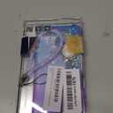 NGB Designed for Samsung Galaxy A17 5G Phone Case, Purple/Blue | Glitter Liquid Sparkle Cute Cover for Women Girls Kids | with Screen Protector & Ring Holder & Wrist Strap Lanyard