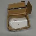 8 PCS Iron 4 Inch L Right Angle Bracket with Screws, 4" x 2" x 2" Metal Joint Bracket 90 Degree Corner Brace for Wood Bookshelf Furniture Cabinet, Thickness 3 mm Heavy Duty White Brackets