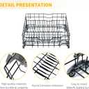 Allstare WD28X25960 Dishwasher Lower Rack Replacement Parts for GE Dishwasher Parts GE Profile Monogram Adora Triton XL Cafe Dishwasher Lower Dishrack Assembly GE Dishwasher Bottom Rack Drawer 1 Pack, 21.8" x 20.6" x 7.3" GE WD28X25960