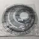 5 Pieces Christmas Metal Wreath Frame Ring Round DIY Macrame Floral Crafts Wire Wreath Form Christmas Decoration Door Craft (Deep Green, 12 Inch, 8 Inch)