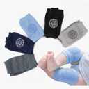 Little World Baby knee Pads for Crawling - 5 Pack Anti Slip Unisex Baby Knee Protectors - Toddler Knee Pads Gift Idea for Baby