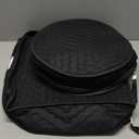 China Storage Containers 5-Piece Set Moving Boxes for Dinnerware, Glasses, Plates, Mugs and Saucers Sturdy Quilted Microfiber Dish Organizer with Dividers for Seasonal Storage - Holds Set of 12, Black