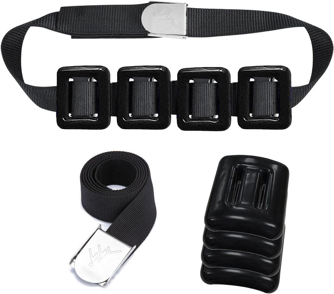 Dive Weights for Scuba Diving Weight Belt(1lb-4.4lb / 0.5kg-2kg),Vinyl Scuba Weights, Coated Dive Weights,Coated Lead Diving Weights, Dive Belt Weights for Freediving, Spearfishing (2.2lb / 1kg) 