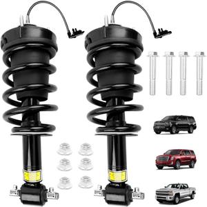 84176631 Front Air Shock Strut Absorber with Spring Magnetic Assembly  Compatible with 2015-2021 Chevy Suburban Tahoe,GMC Yukon XL Sierra 1500,Cadillac Escalade,Replaces OEM #580-1108(2PCS)