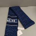 COACH womens Signature C Logo Knit Scarf (One Size)