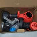 Paint Sprayer, Cordless HVLP Paint Sprayer with Brushless Motor, Compatible with Milwaukee 18V Battery(Battery Not Included),1000ml/min High Flow, 1200ml Container, 150 Din/s Max Viscosity (Red)