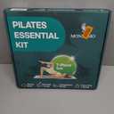 Pilates Home Workout Kit 7pc Pilates Set for Women with Toning Ring (Magic Circle), Mini Ball & Resistance Bands. Full Mat Pilates Equipment for Yoga, Core & Stretching at Home