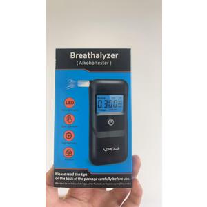 YYBNN Breathalyzer, Alcohol Breathalyzer Tester with LCD Digital Display, Portable Breathalyzer for Home and Party Use (Includes 10 Mouthpieces)