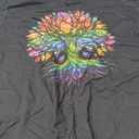Tree Life Rainbow LGBTQ Cool Gay Pride Flag Ally Kids Men T-Shirt 1X